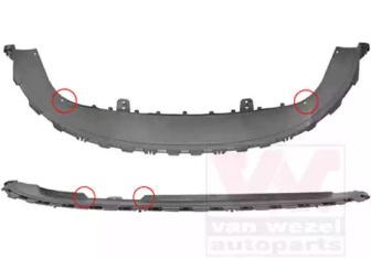 VAN WEZEL 4924500 -  Спойлер